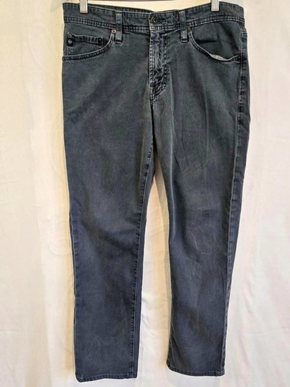 AG Adriano Goldschmied The Graduate Straight Leg Jeans in Gray
